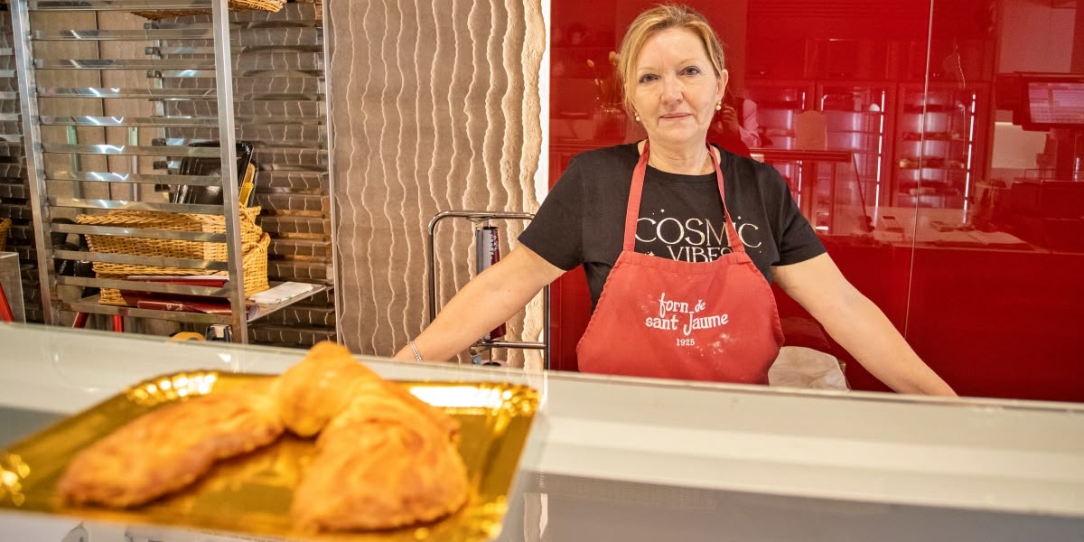 El croissant del forn de Sant Jaume. Autora: Alba García.