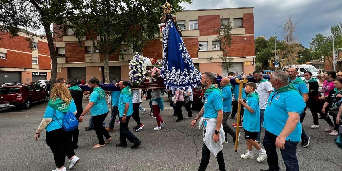 La romeria de la Fuensanta, aquest dissabte. Autor: A.Vallet / cedida.