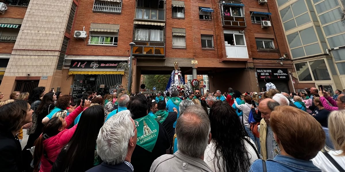 La romeria de la Fuensanta, aquest dissabte. Autor: A.Vallet / cedida.