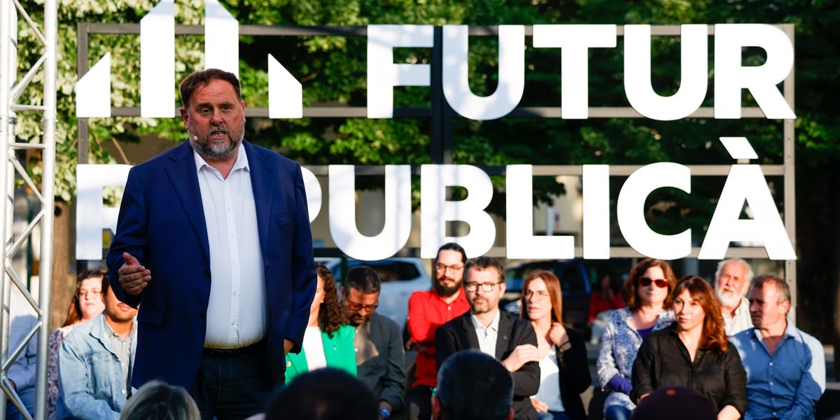 Junqueras, a La Creu Alta. Autor: David Jiménez. 