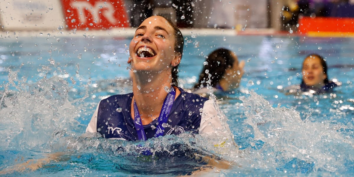 Maica Garcia, celebrant la lliga. Autor: David Jiménez.
