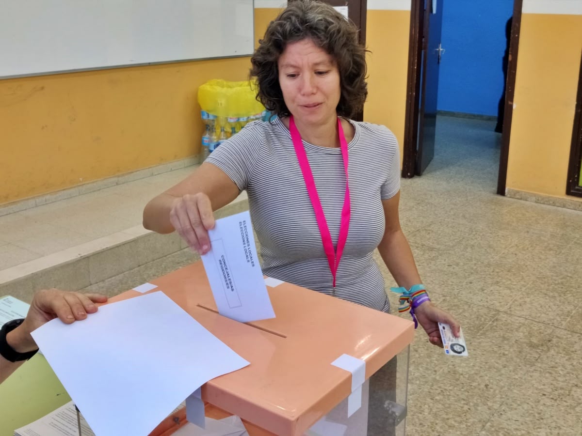 Morell, al Casablancas, ha votat a les 9.30 hores. Autor: J.Sánchez.