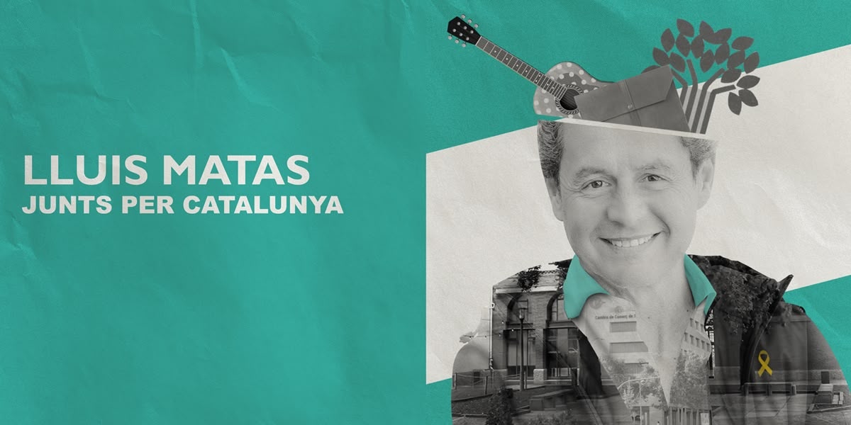 Lluis Matas, el candidat de Junts a l'alcaldia.