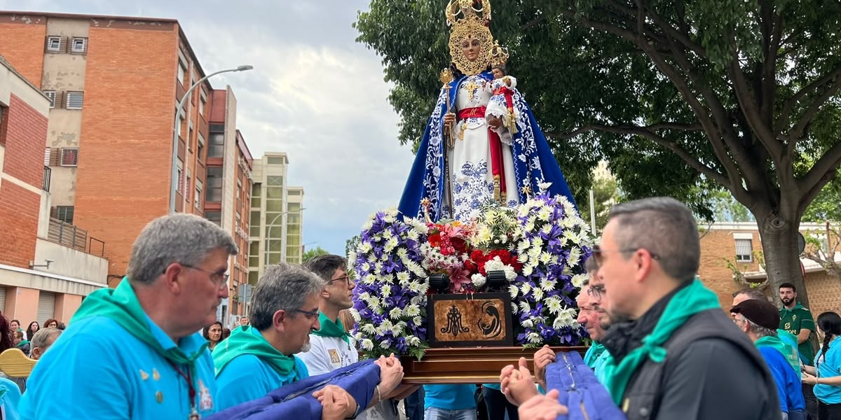 La romeria de la Fuensanta, aquest dissabte. Autor: A.Vallet / cedida.