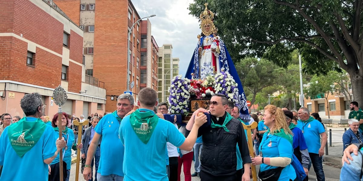 La romeria de la Fuensanta, aquest dissabte. Autor: A.Vallet / cedida.