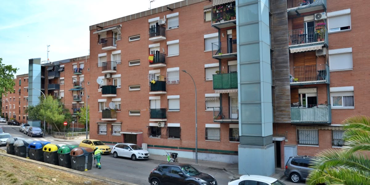 Pisos al barri del Pla de Can Puiggener ('El Llano', una de les zones amb més ocupacions. Autor: J.d.A.