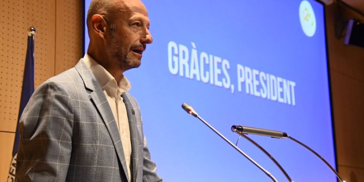 L'expresident del CE Sabadell, Esteve Calzada. Autor: @cesabadell via Twitter.