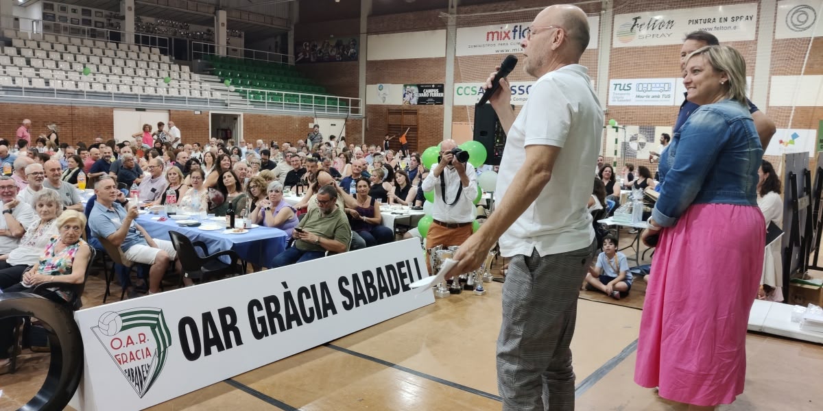 Salvador Gomis president de l'OAR Gracia. Autor; J.Sánchez