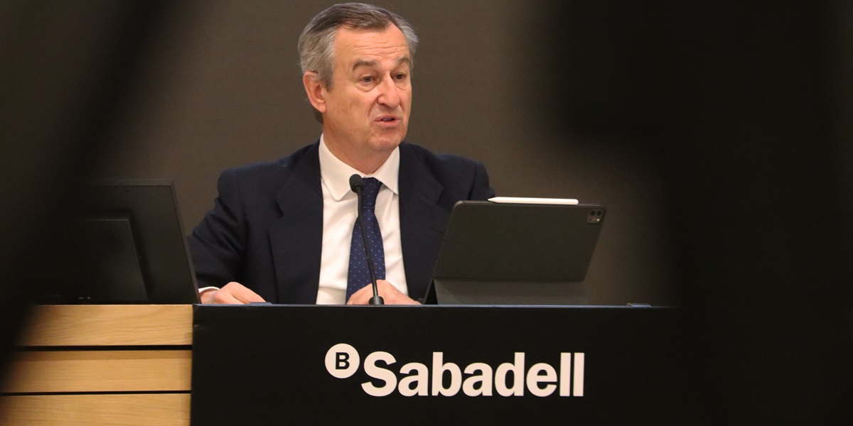 Foto portada: el conseller delegat del Banc Sabadell, César González Bueno. Autor: ACN.