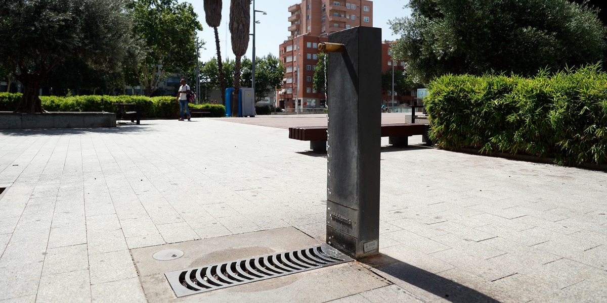 Una de les fonts públiques de Sabadell. Autor: David Jiménez.