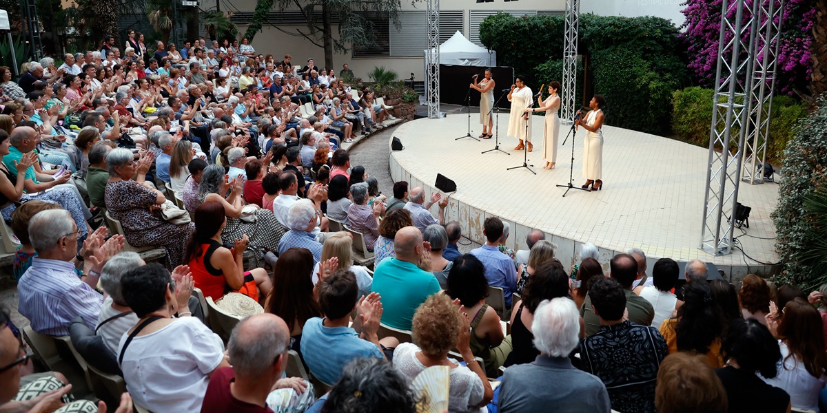 Públic al Fresc Festival, en el concert de Gema 4, clausura del Festival Internacional de Música de Sabadell 2023. Autor: David Jiménez
