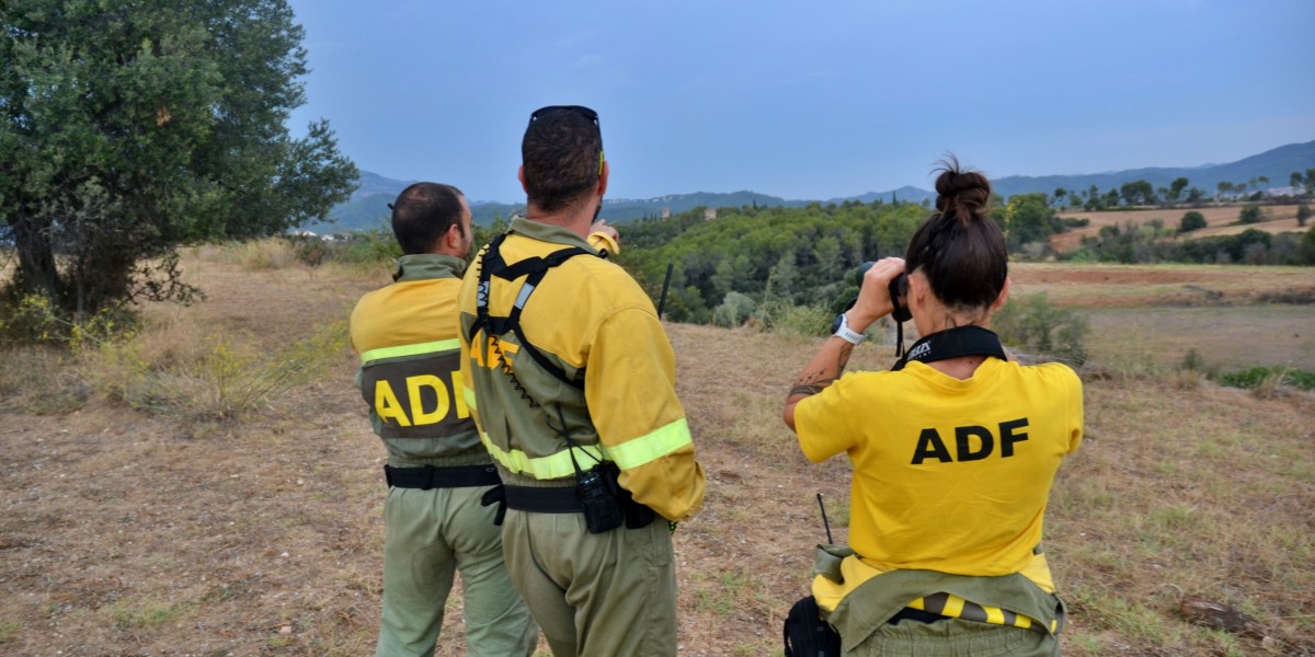 Voluntaris de l'ADF, fent tasques de vigilància. Autor: Jordi M.