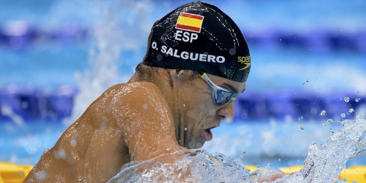 Salguero, en una competició esportiva internacional. Autor: RFEN.