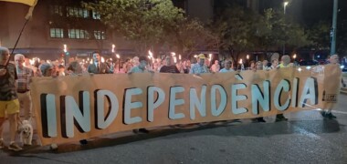 La marxa de torxes convocada per SBDxI l'any passat. Autor: cedida.