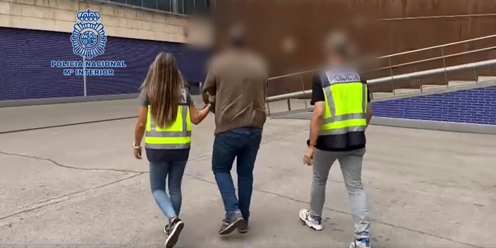Foto portada: el detingut, en una imatge divulgada per la Policia Nacional.