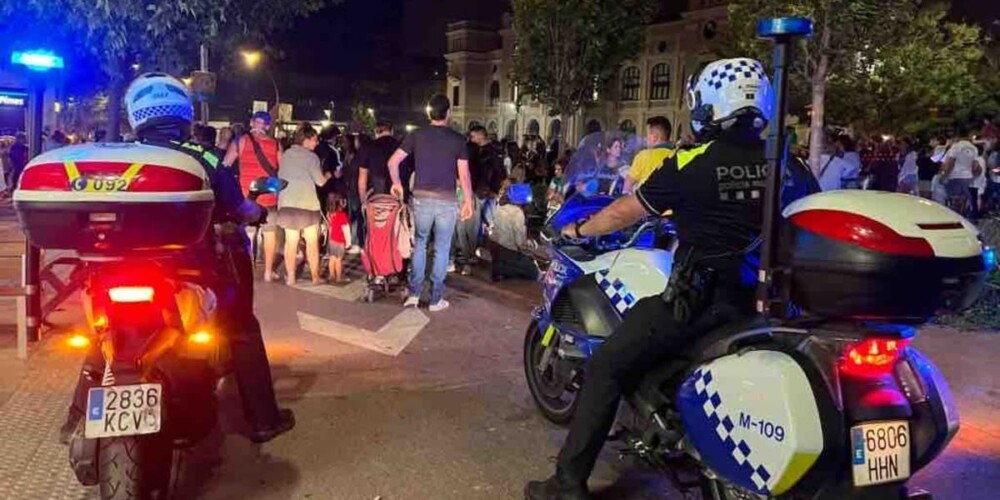Policies municipals, a la Festa Major. Font: @PoliciaSabadell