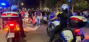Policies municipals, a la Festa Major. Font: @PoliciaSabadell
