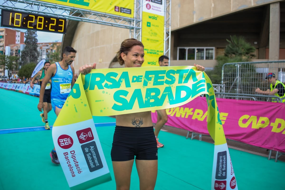 Guanyadora de la cursa popular de 5k.