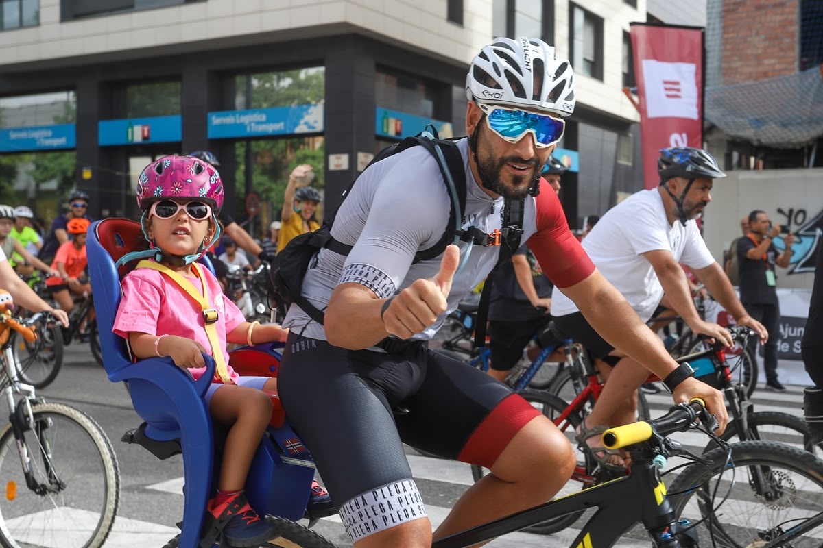 La pedalada de la Festa Major 2023. Autora: Alba Garcia