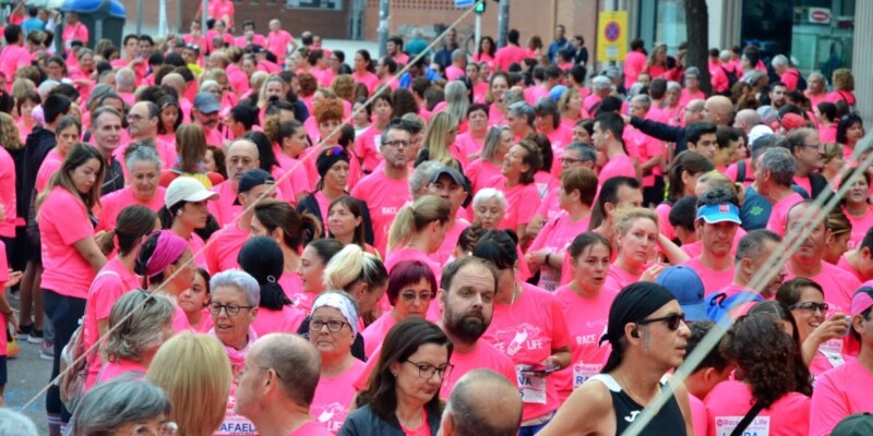 Participants de la segona edició de la cursa Race for life. Autor: Jordi M. Hi tornen aquest cap de setmana. 