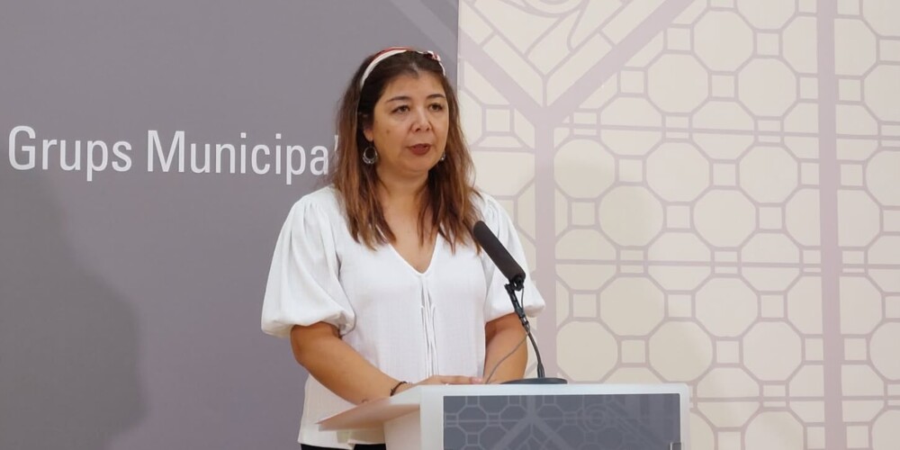 Foto portada: la regidora de Sabadell En Comú Podem Alejandra Sandoval. Autor: Albert Pardina.