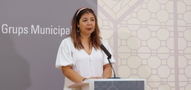 Foto portada: la regidora de Sabadell En Comú Podem Alejandra Sandoval. Autor: Albert Pardina.