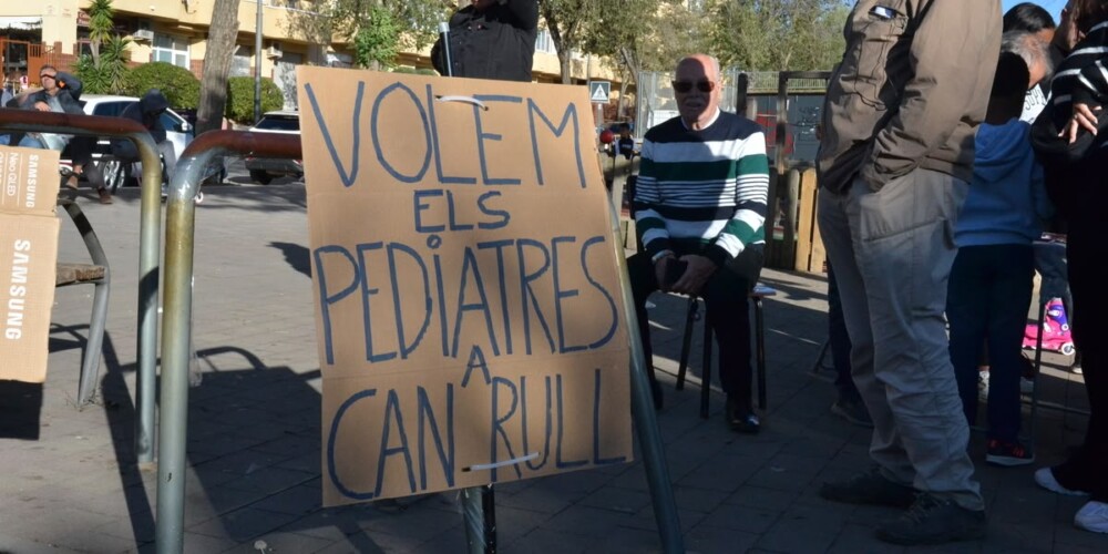 Mobilització pediatria Can Rull (SOS Pediatria). Autor: Jordi M.