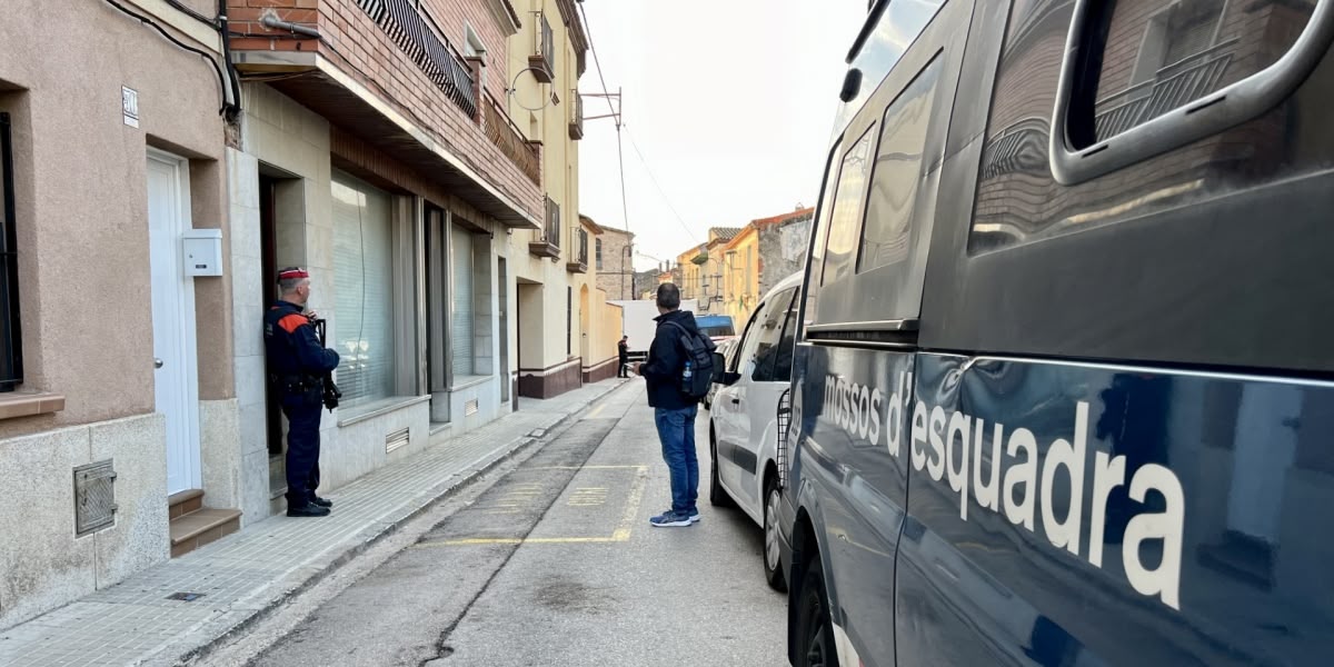 Operació policial a Sentmenat contra el grup neonazi Combat 18. Autor: ACN.