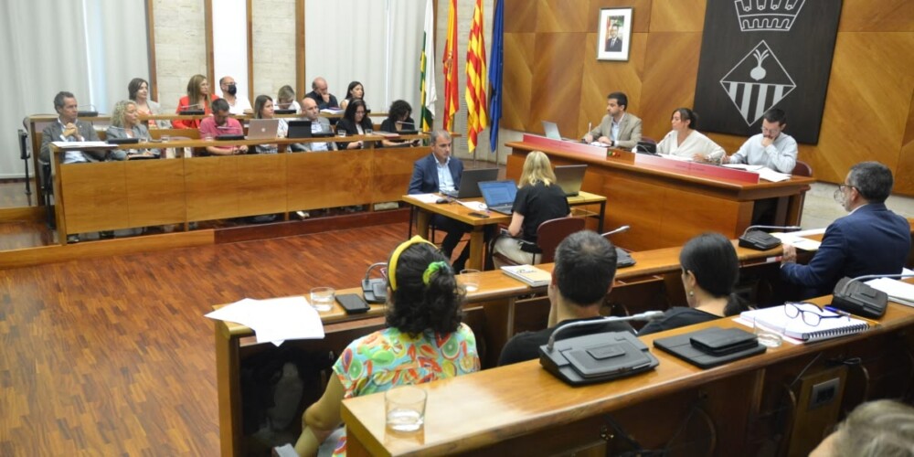 Un moment del ple municipal d'ordenances. Autor: J.d.A.