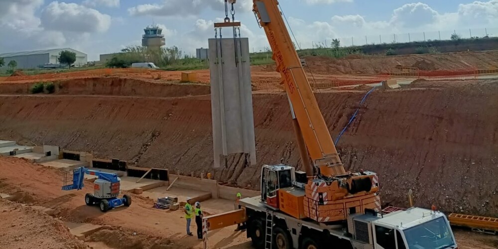 Les obres del Portal Sud, a l'octubre de 2023. Fotos: cedides.