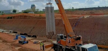 Les obres del Portal Sud, a l'octubre de 2023. Fotos: cedides.