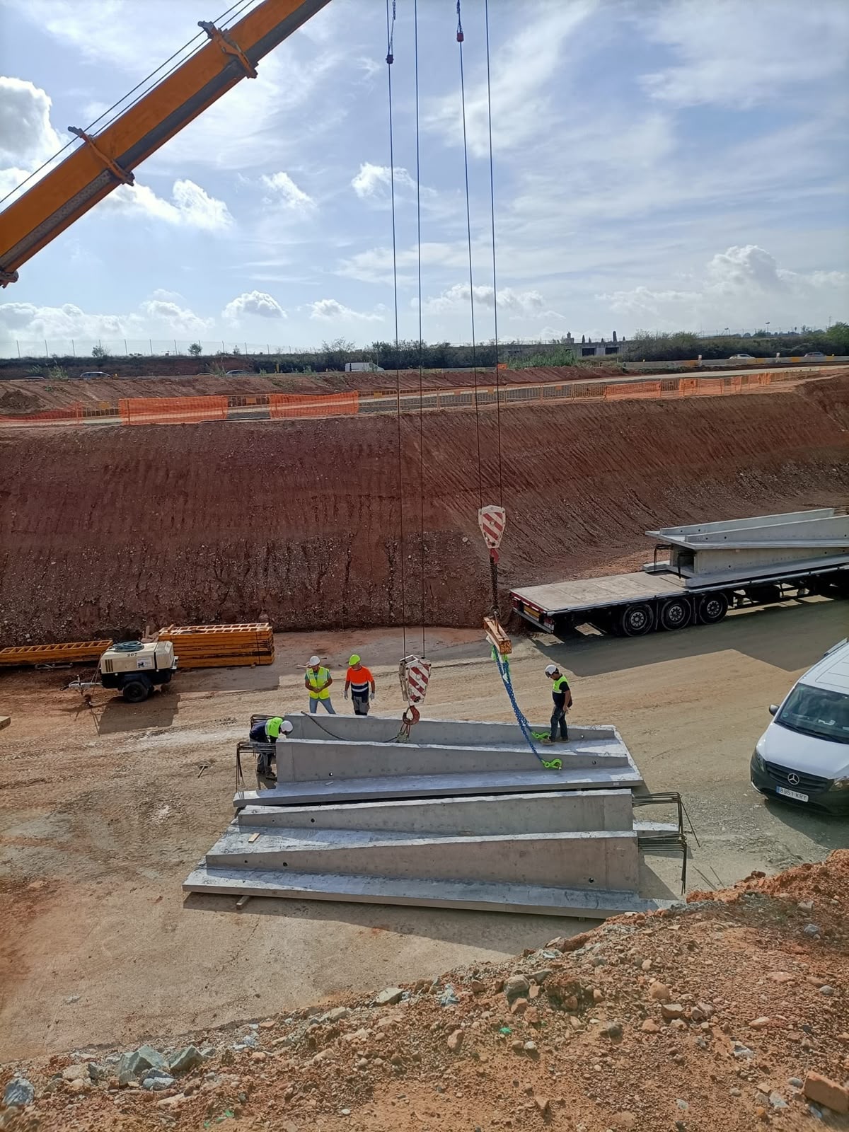 Les obres del Portal Sud, a l'octubre de 2023. Fotos: cedides.