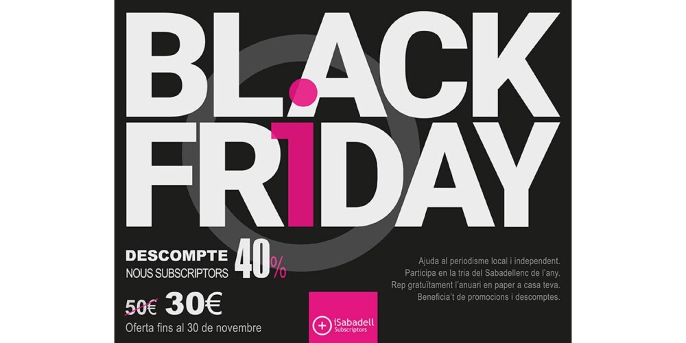 Promoció Black Friday