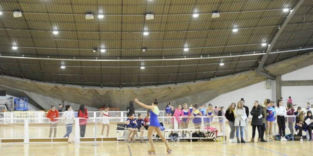 Foto portada: competició al Pavelló Municipal d'Esports de Sol i Padrís. Autor: Consell Esportiu Sabadell.