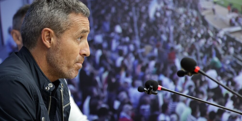Óscar Cano nou entrenador del Sabadell. Autor. J.Sánchez