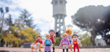 Foto portada: clics de Playmobil a la Torre de l'Aigua. Foto: @firaSabadell / X (abans Twitter).