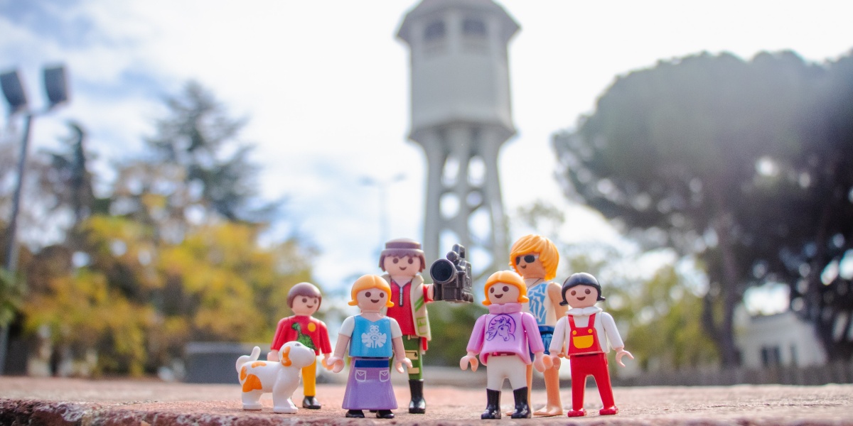 Foto portada: clics de Playmobil a la Torre de l'Aigua. Foto: @firaSabadell / X (abans Twitter).