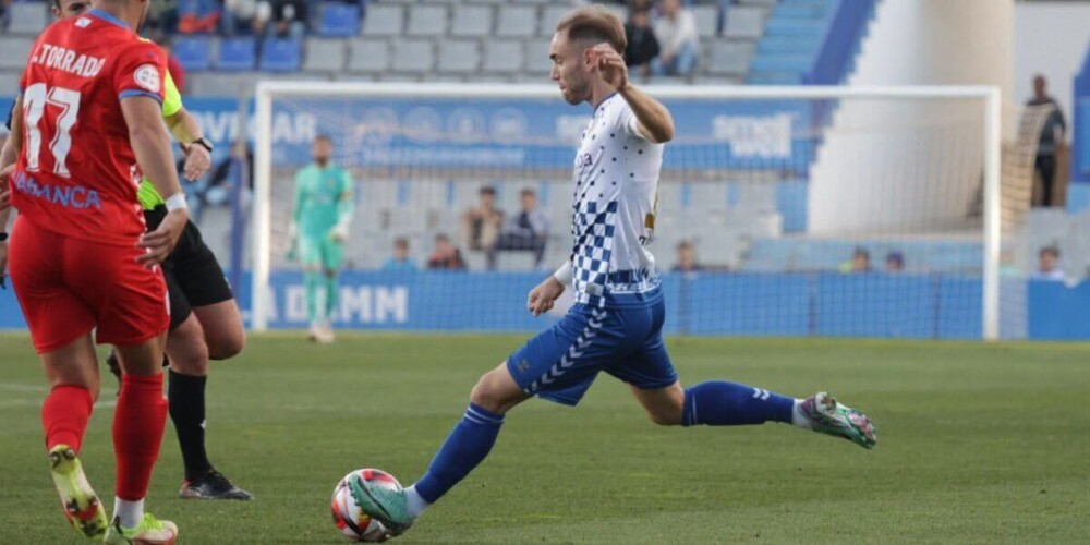 Cristian Herrera, davant el CD Lugo. Autor: CES