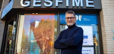 El periodista i ara assessor immobiliari Juan Reyes, aquest 21 de novembre. Autora: Alba Garcia.
