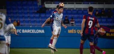 Manel Martínez a l'Estadi Johan Cruyff. Autora: Sandra Dihör.