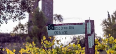 Foto portada: senyal al bosc de Can Deu, a l'alçada de Sant Julià d'Altura.