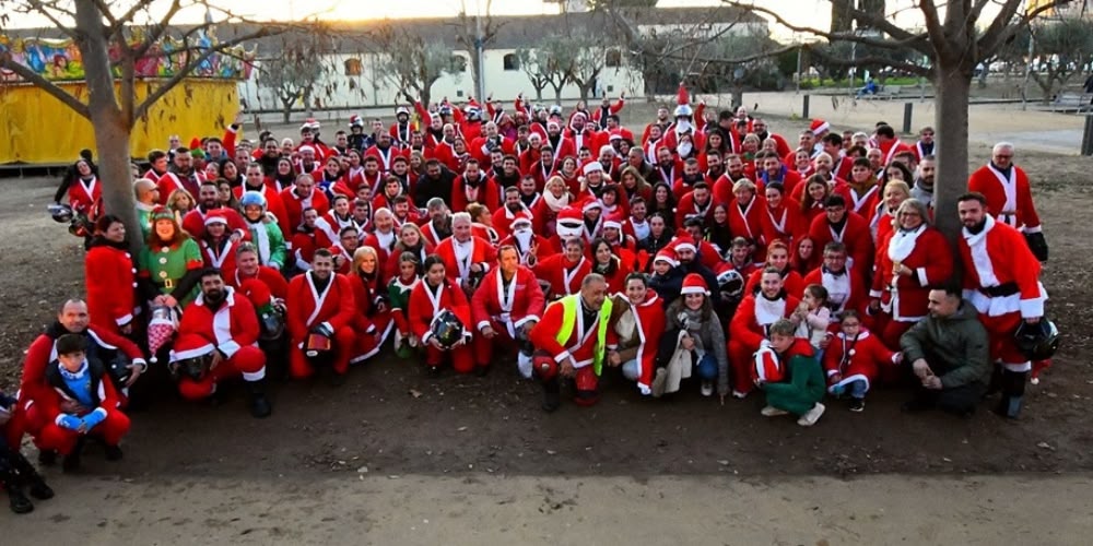 Foto portada: la 'papanoelada' solidària, l'any passat. Autor: Críspulo Díaz.