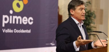 Antoni Cañete, als Reconeixements Empresarials del Vallès. Autor: PIMEC.