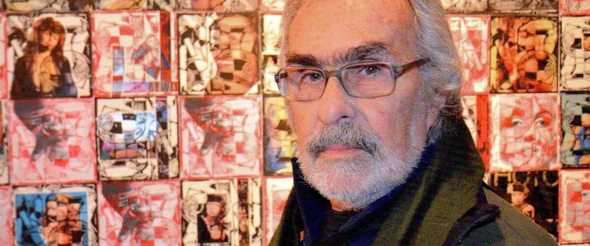 Joaquim Montserrat a l'exposició Deu mil copes, l'enginy de la mirada (2013).