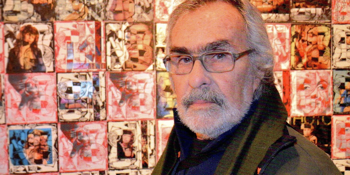 Joaquim Montserrat a l'exposició Deu mil copes, l'enginy de la mirada (2013).