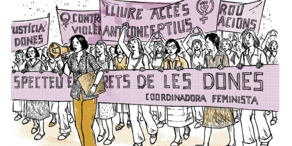 Fragment de la il·lustració corresponent al mes de març.