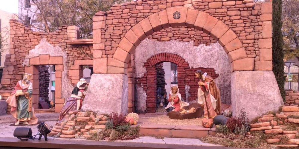 El Pessebre Gegant, aquesta tarda. Autor: cedida