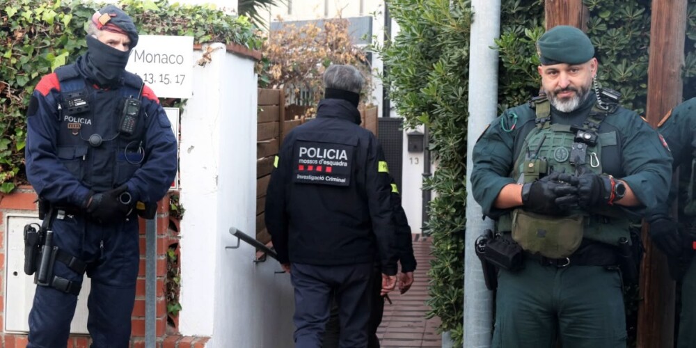 Escorcolls contra el terrorisme Gihadista a Sant Pere de Ribes. Autor: ACN