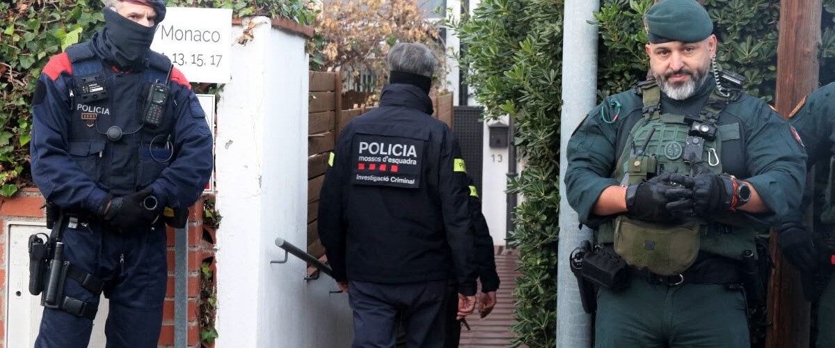Escorcolls contra el terrorisme Gihadista a Sant Pere de Ribes. Autor: ACN
