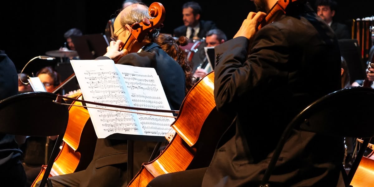 Una de les partitures durant el concert. Autora: Alba Garcia.